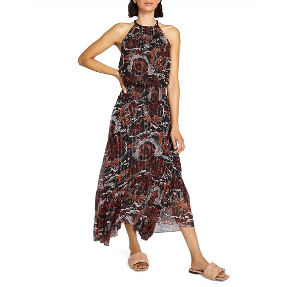 A.L.C. Bardot Printed Maxi Dress - Size 14, NWT ($595 Retail) - Picture 3 of 3